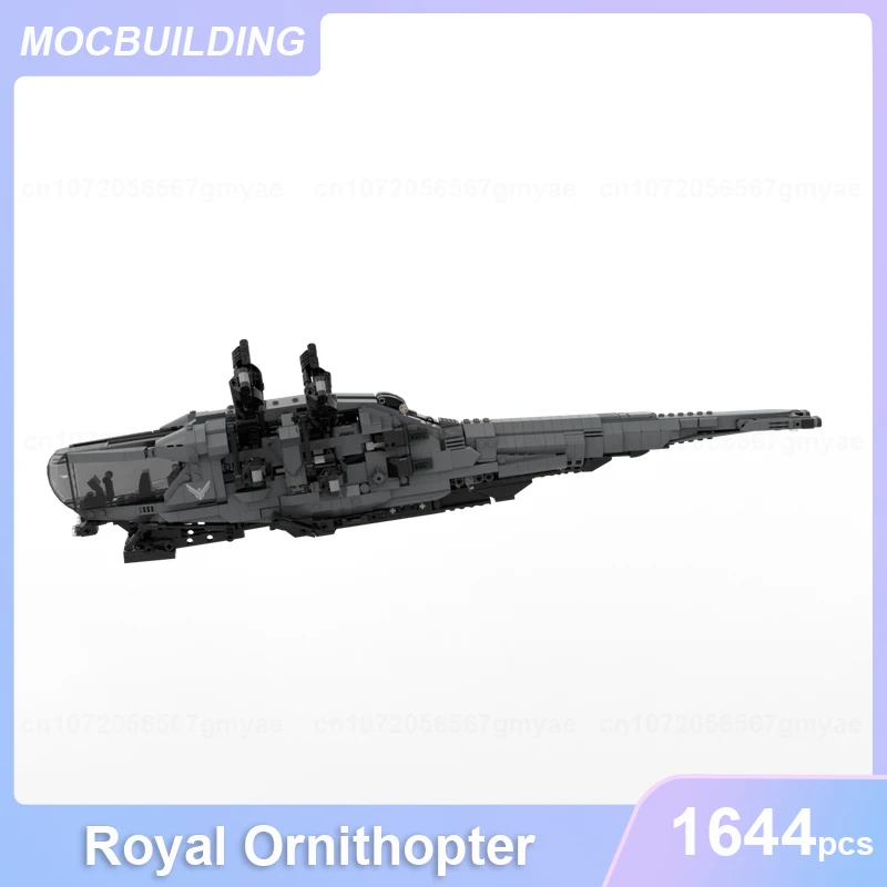 

Improved Royal Ornithopter Model MOC Building Blocks DIY Assemble Bricks Creative Collection Display Xmas Toys Gifts 1644PCS