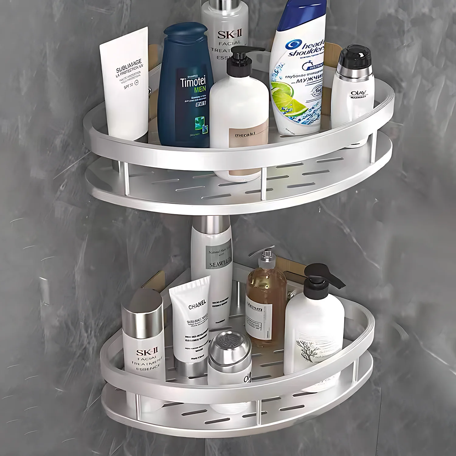 Bathroom Shelf Shower Corner Shelf Aluminum Shampoo Shower Supply Storage Bathroom Accessories