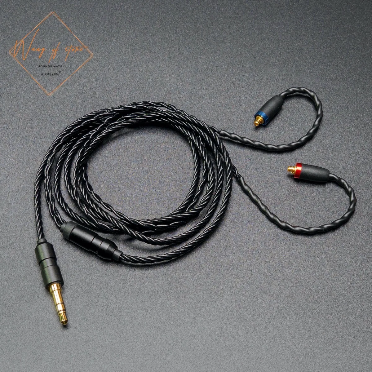 cabo destacável 4.4mm 2.5mm equilibrado 3.5mm estéreo