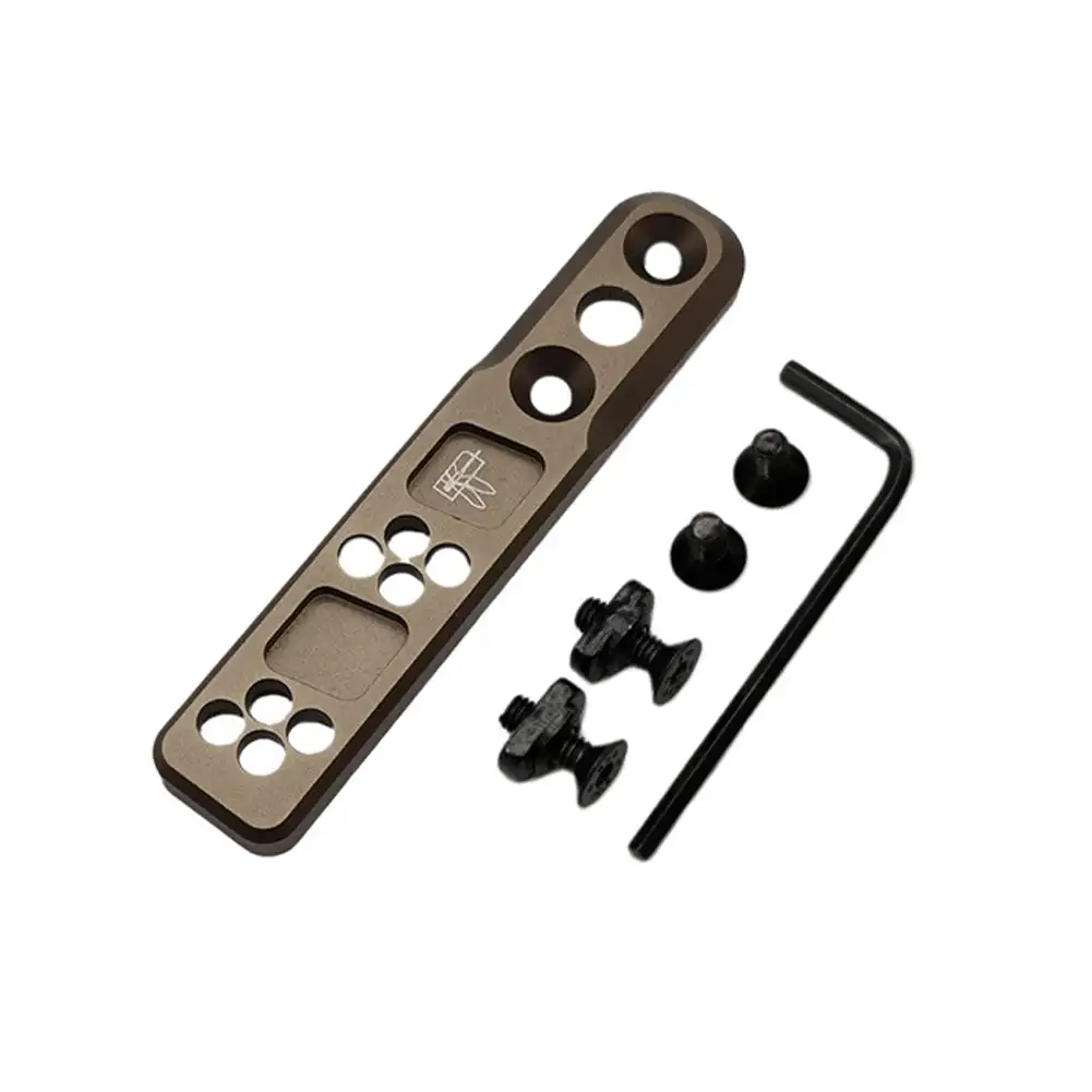 M300/M600 Support 45&deg; Side Guide MLOK/KEYMOD Fishbone Increasing Guide Tactical Flashlight Clamp for Margaap Kam Ming