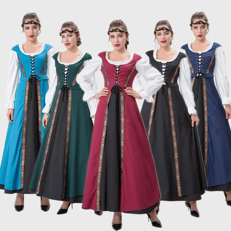 

COSPLAY Halloween M-XL European And American Court Drama Stage Costume Renaissance Costume