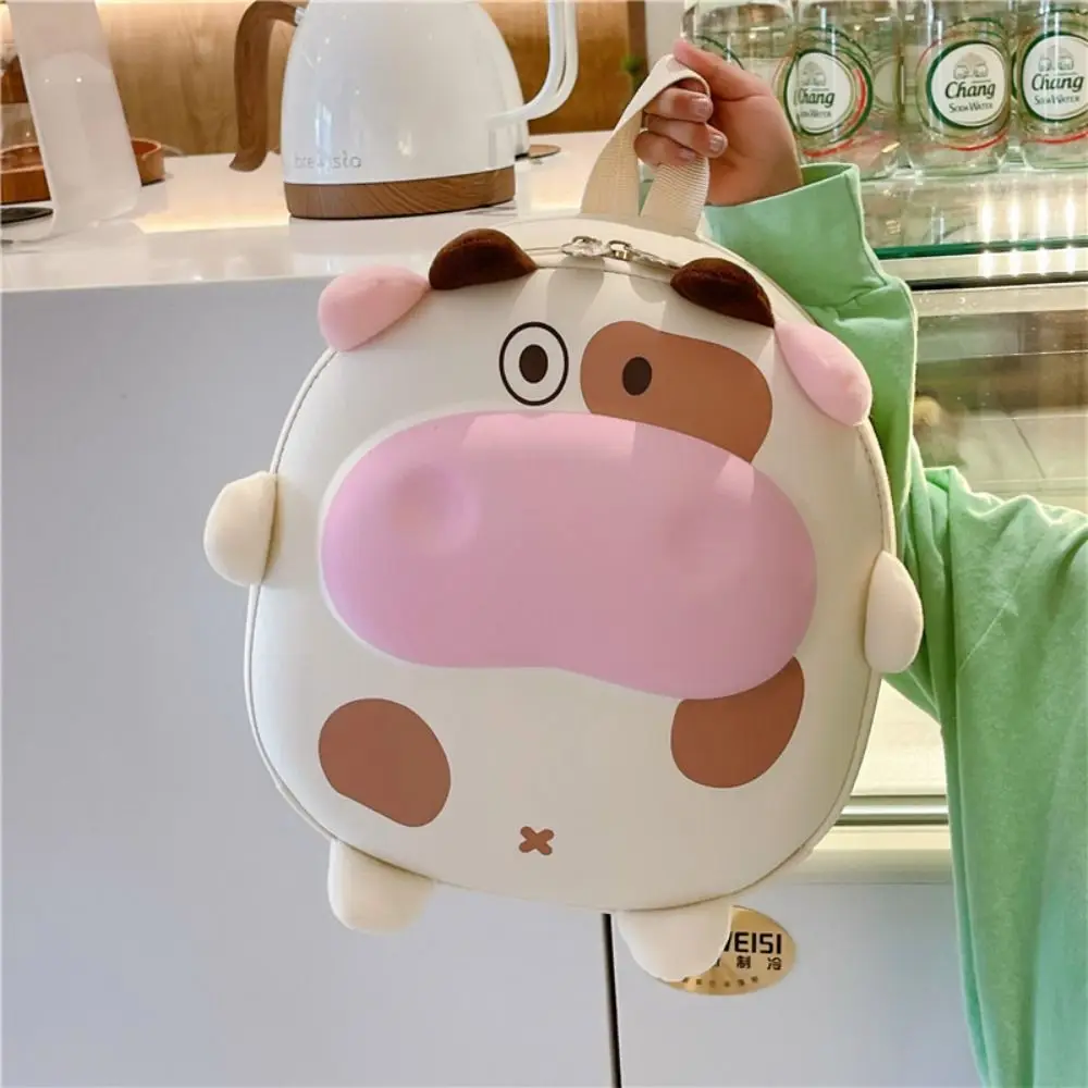 New Rabbit Children's School Backpack Cartoon Eggshell Students Schoolbag Cow Large Capacity School Bags Kindergarten 1