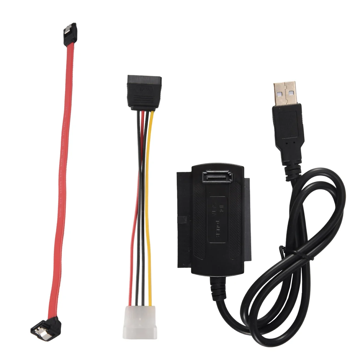 새로운 SATA/PATA/IDE 드라이브-USB 2.0 어댑터 변환기 케이블(2.5/3.5인치 하드 드라이브용) 전 세계적으로 인기 있는 어댑터 변환기 케이블