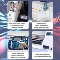DTF Printer A3 For Epson XP600 Directly To Film a3 tshirt printing machine a3 Impresora Dtf with DTF shaking machine 3