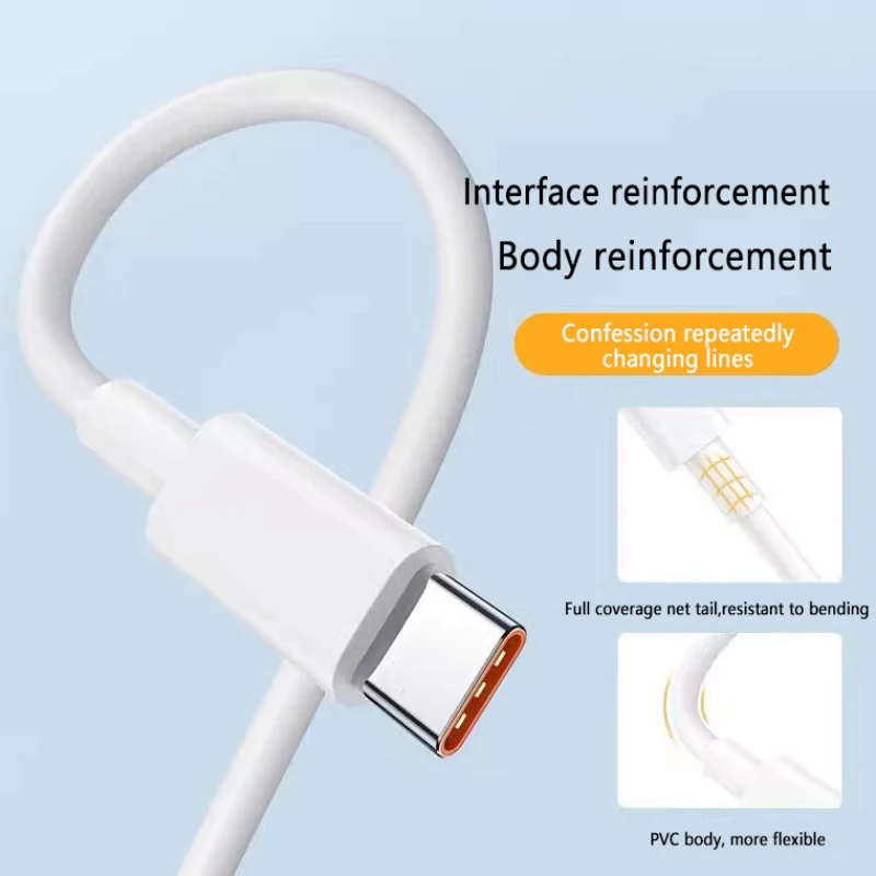 3Pcs PD 100W 10A Type C Cables USB C To USB Type Quick Charging For Samsung Huawei Data Cord For iPhone 15 Plus Pro Max TypeC
