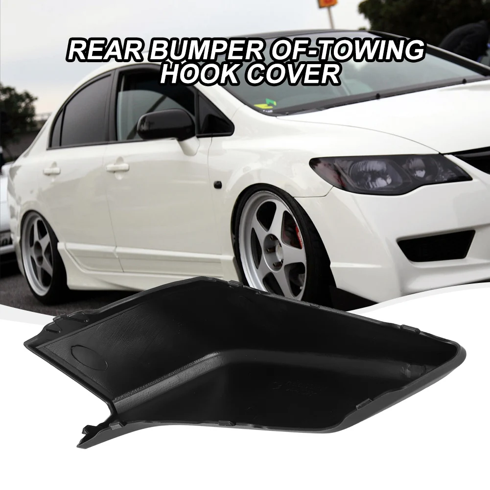 

Brand New Tow Hook Cover Cap 71506-TGG-A00 Accessories Black Fittings For Civic Hatchback For Honda Rear Bumper
