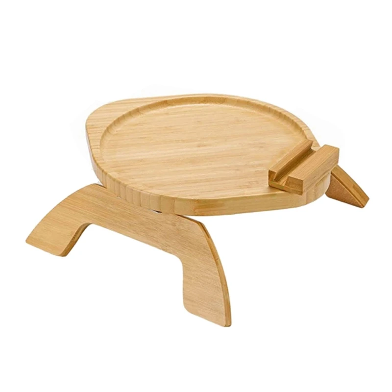 

Универсальный столик с подлокотниками для широкого дивана. Складные подлокотники. Съемный боковой столик 594C.