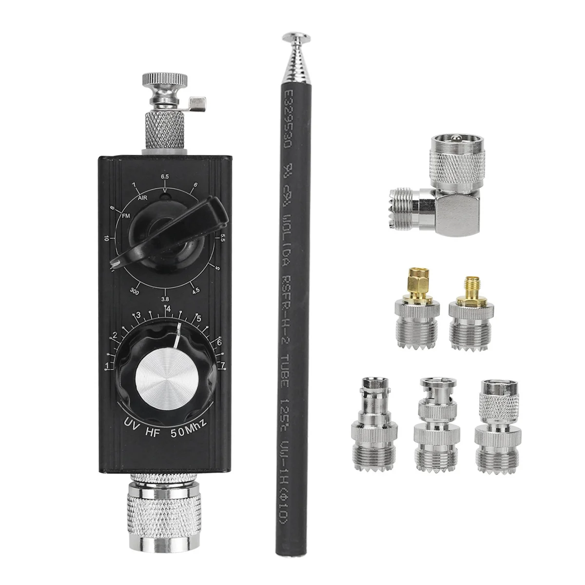 

Mini-ANT 20W QRP Shortwave Antenna All Band HF Antenna 5MHz-55MHz Tuned Antenna for Yaesu FT-817 ICOM 703 K1 USDX