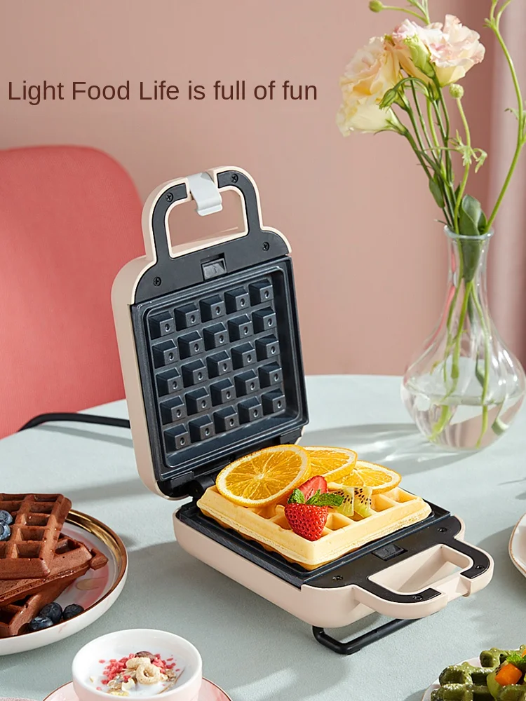 Sandwich waffle breakfast machine small multi-functional light food machine lazy home sandwich hot press toast heating 3