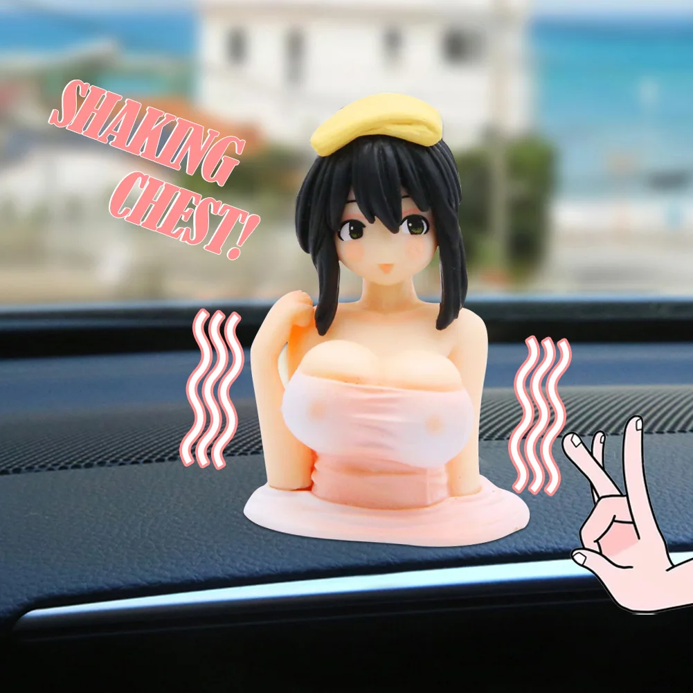 (🔥Hot Sale Now – 50% Off)bust Jiggling Mini Anime Figure Figurine