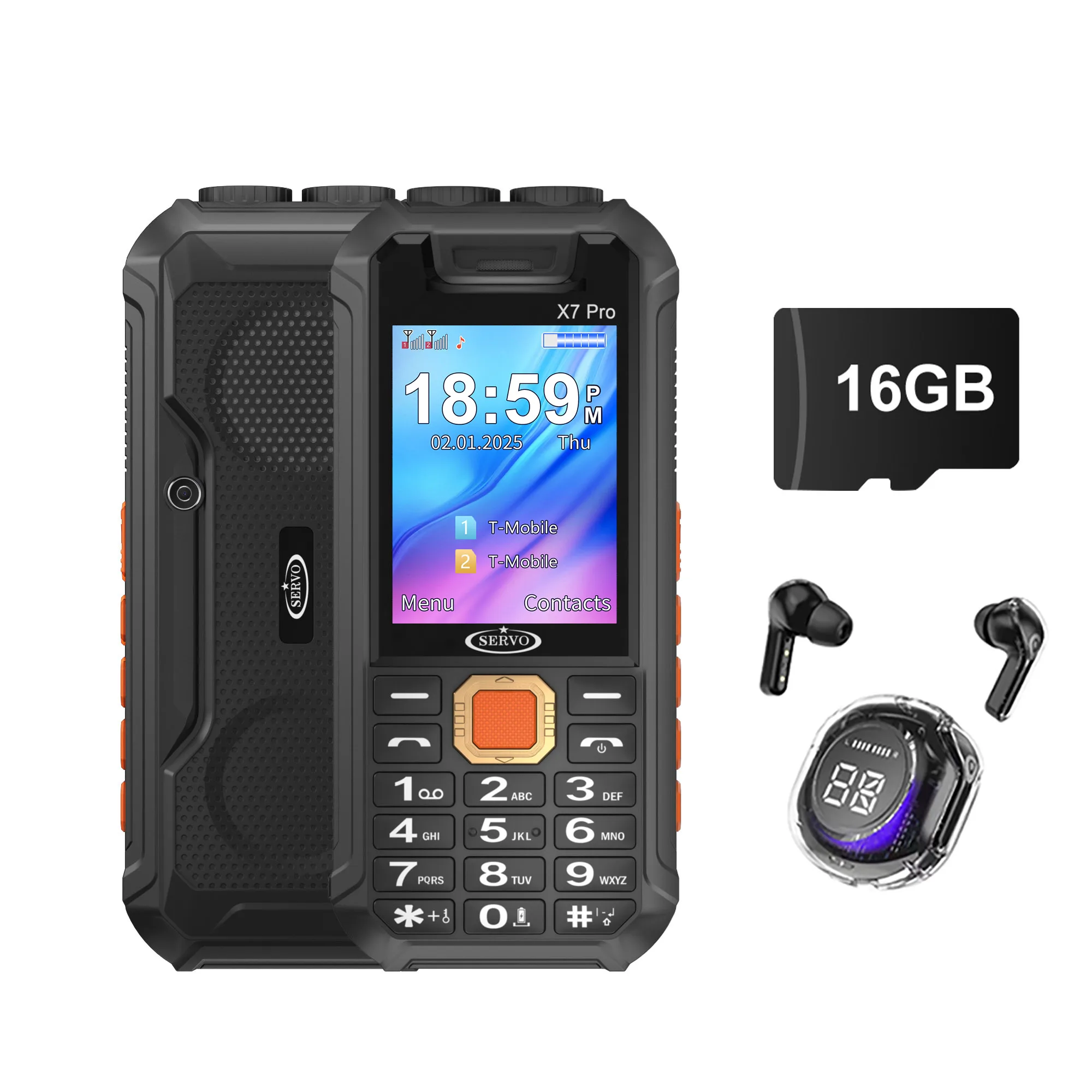 سيرفو X7 PRO ملء الضوء ميزة الهاتف المحمول بلوتوث...