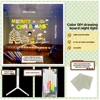 LED Note Board With Night Light Colorful 7 Pens DIY Acrylic Message Board Children‘s Drawing Board For Kids Birthday Gift 5