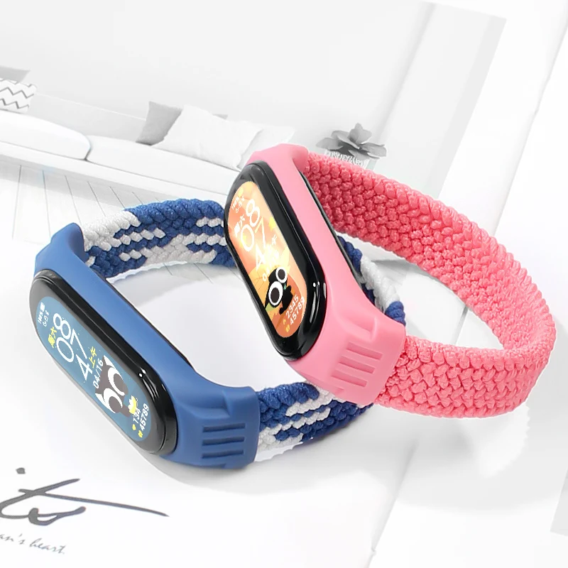 Braided Nylon Solo Loop Strap - Premium Replacement Wristband Bracelet
