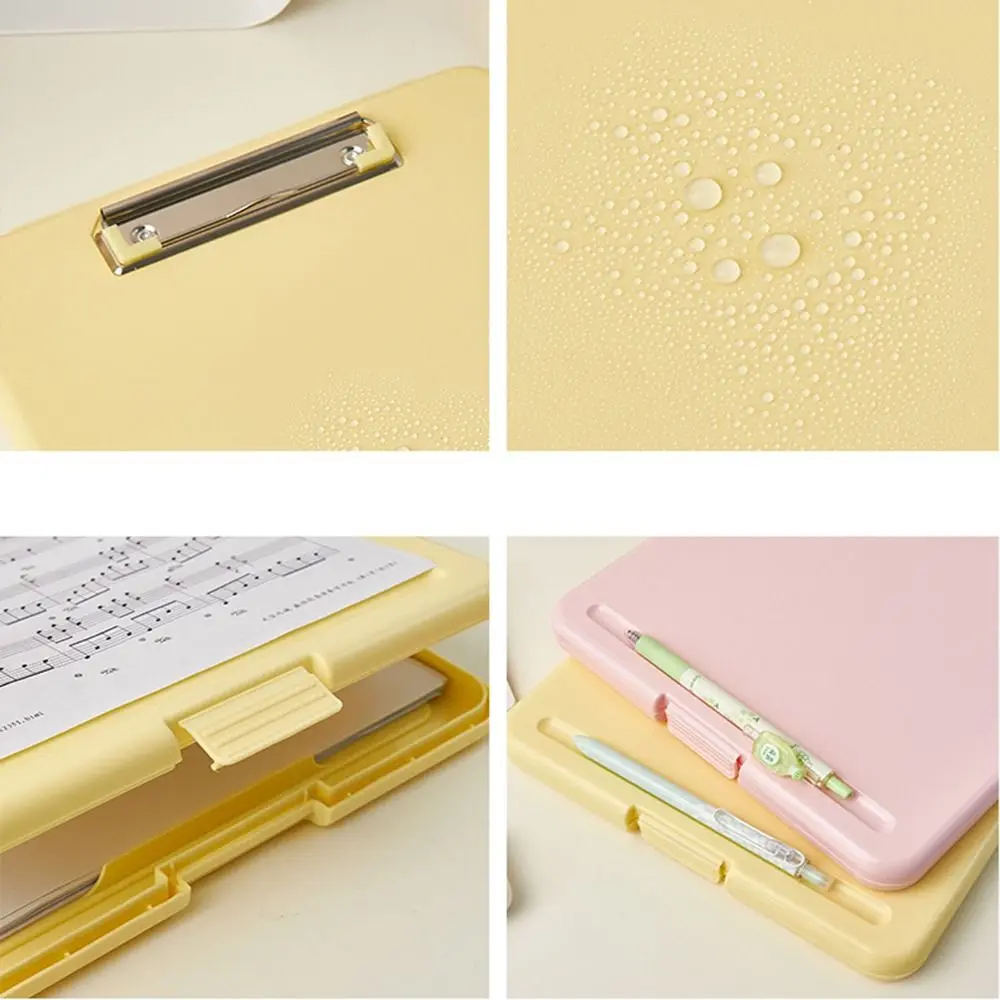 종이 쓰기 패드 문서 사무용품 보관 클립보드, 문서 파일 폴더, A4 클립보드 파일 박스 케이스, 쓰기 클립보드