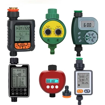 Outdoor Garden Watering Timer Electronic Automatic Irrigation Controller Plastic Intelligence Lcd Display Valve Watering Control 1