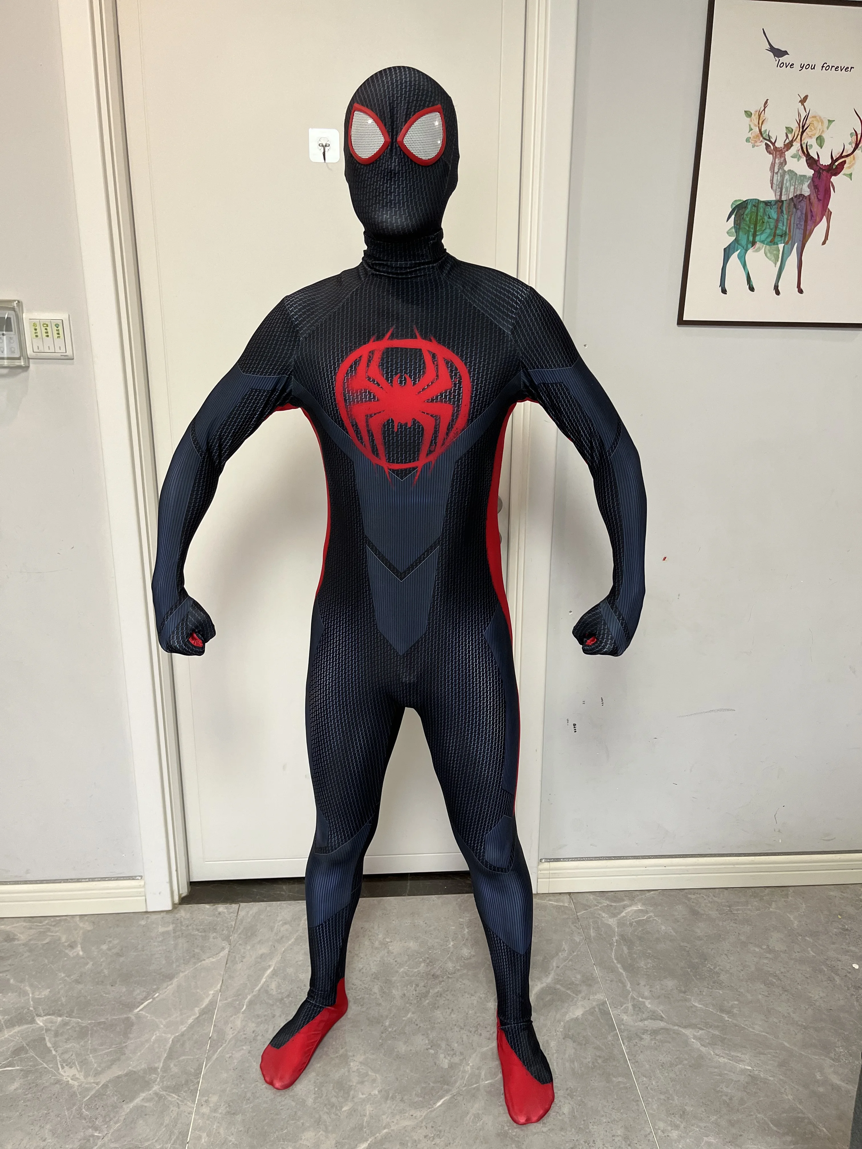 Miles Morales Across the Spider-Verse Cosplay Suit Superhero