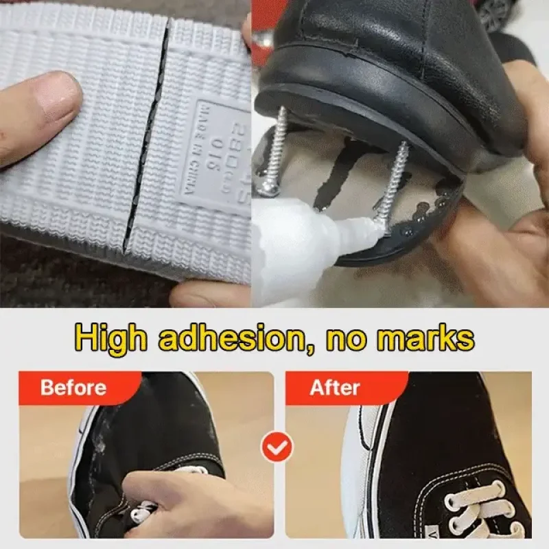20ml Strong Adhesive Shoes Glue Waterproof Shoes Fix Repair Glue Kit For  soft Casual Canvas Boots Leather High-heeled Shoes - AliExpress