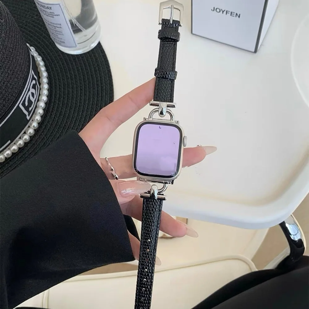 Elegant Leather Loop Watch Band Strap - Premium Quality