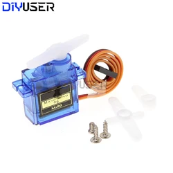 Enhanced Servo with Metal or Plastic Gear Option for RC Models and DIY Projects (SG90 - Blue)