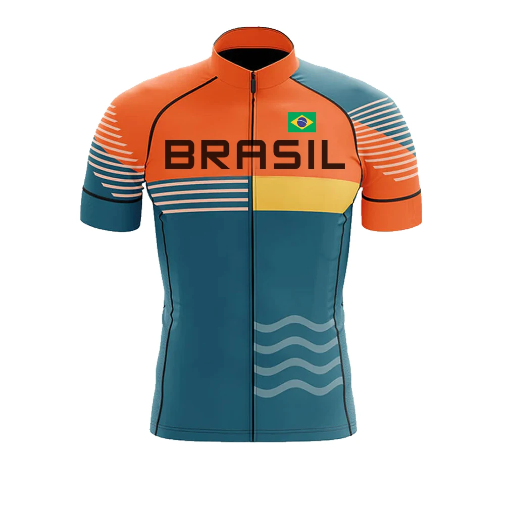 Mountainil-Maillot de cyclisme respirant à manches courtes pour hommes, vêtements de vélo pour hommes, chemise d'été, vêtements de vélo de montagne