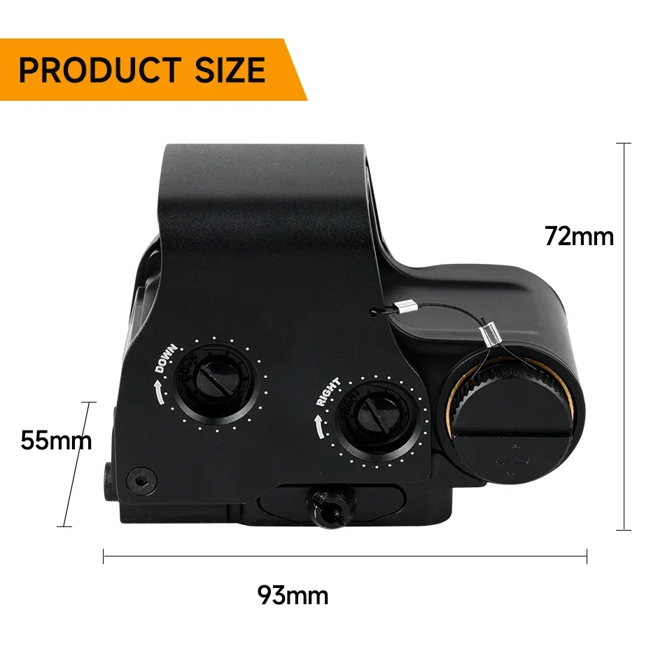 551 552 553 556 558 Reflex Holographic Red Green Dot Sight Compact Riflescopes with 20mm Quick Release Mount, red dot sight,rifle scope,holographic collimator