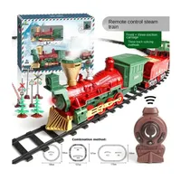 2.4G Remote Control Electric Rail Train Set Children's Retro Nostalgic Creative Christmas Model Children's Toy Christmas Gift 2