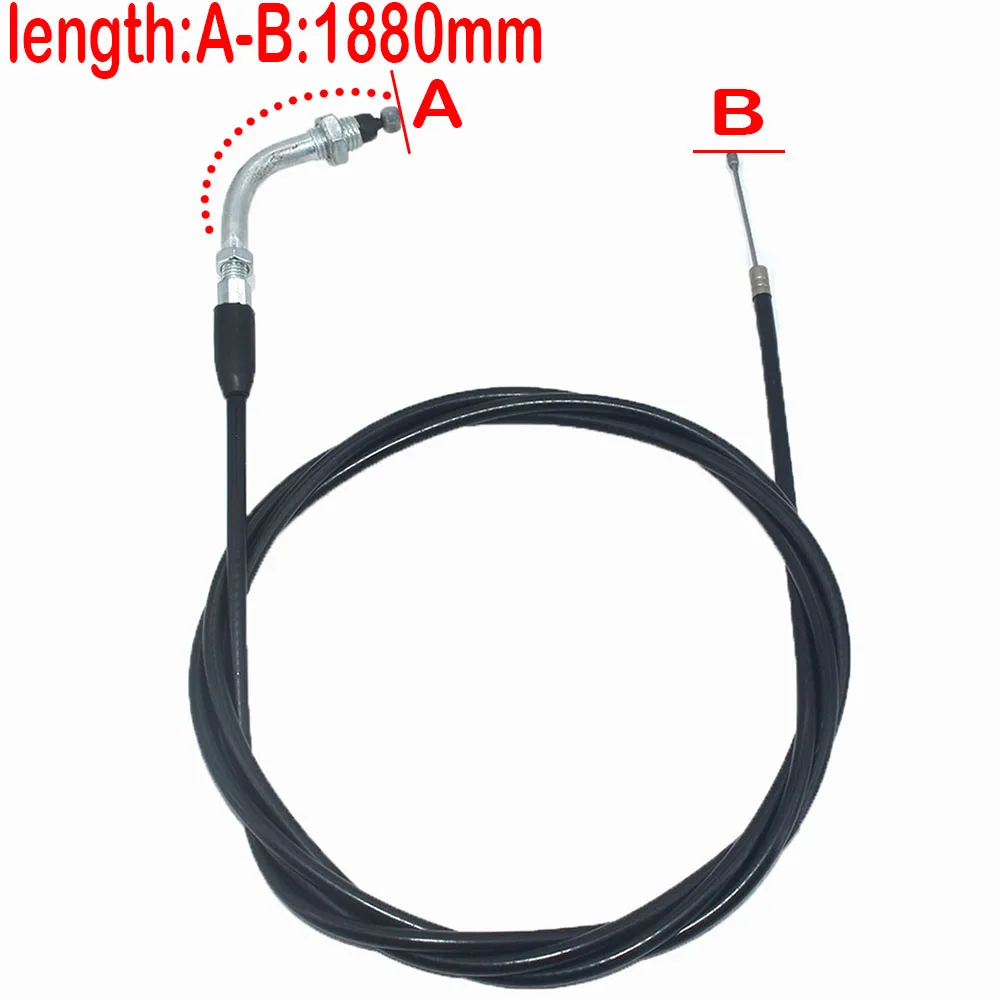Cavo Acceleratore Carburatore A Scorrimento Piatto Universale Racing Performance 180/170/160Cm Per Moto Scooter