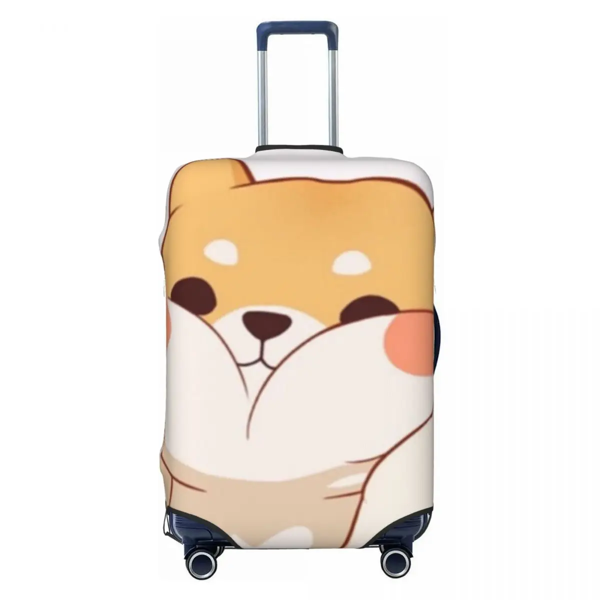 Kawaii Anime Shiba Inu Suitcase Cover cute manga aesthetic Practical Travel Protection Luggage Accesories Holiday 2