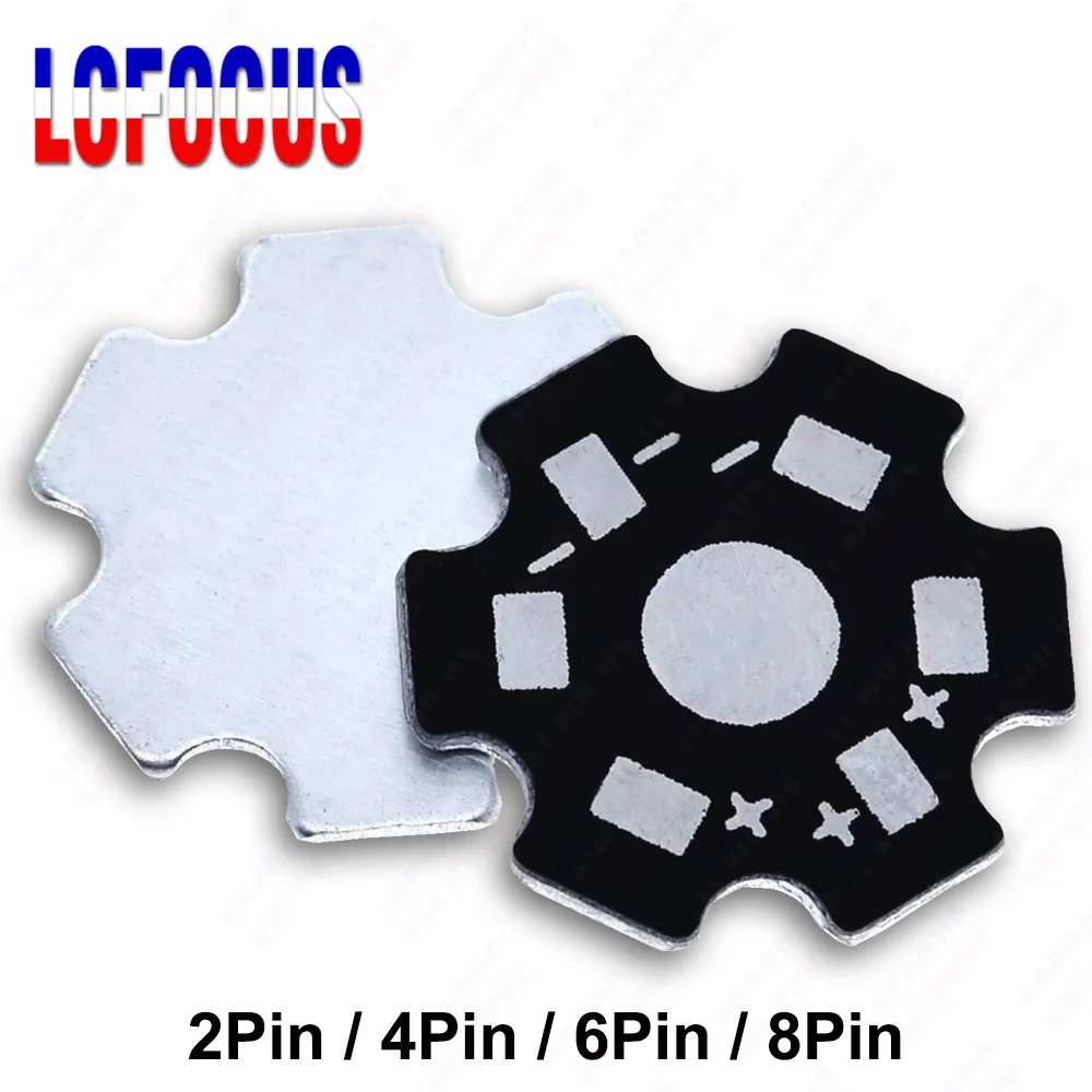 Aluminum Base Plate PCB Board Heatsink Radiator Substrate 20mm Star Cooler DIY Aquarium Grow Light Lamps For 1W 3W 5W LED Chip