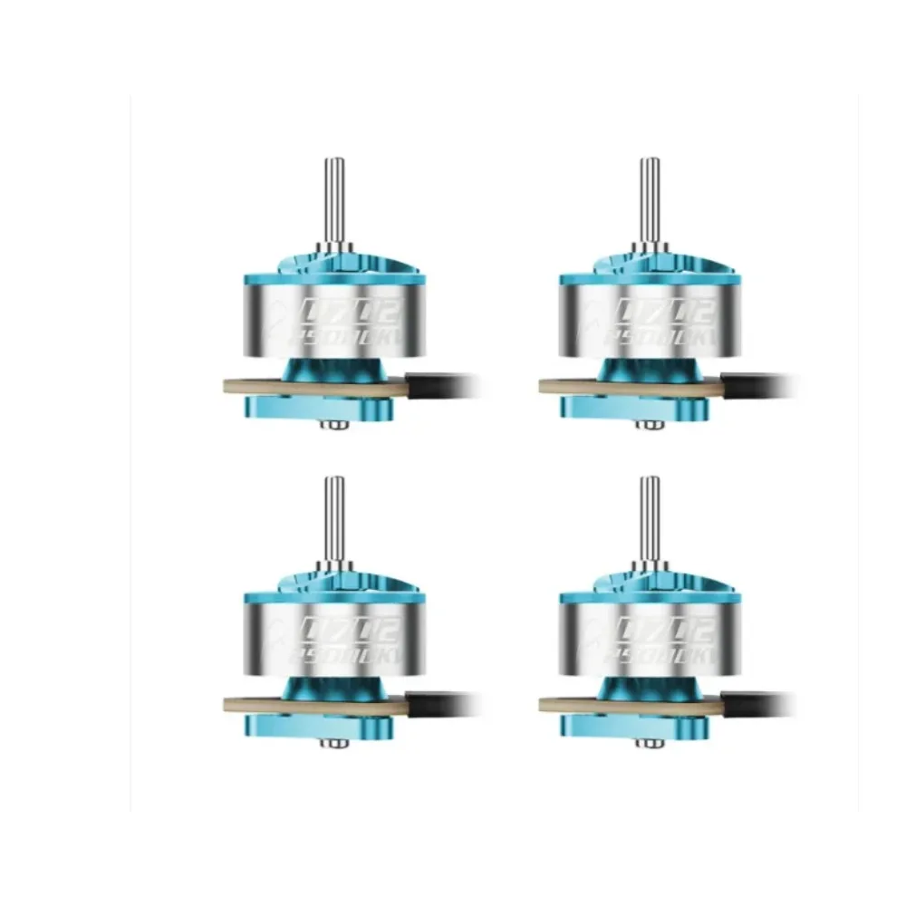 Moteur Brushless 0702 2026 pour Air65 II monté sur un bras de drone, montrant les hélices et le support.