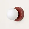 Creative Macaron LED Wall Lamp 10/12cm Mini Glass Sconce for Balcony Lamp Bedside Bedroom Corridor Porch Decor Lighting Fixtures 5