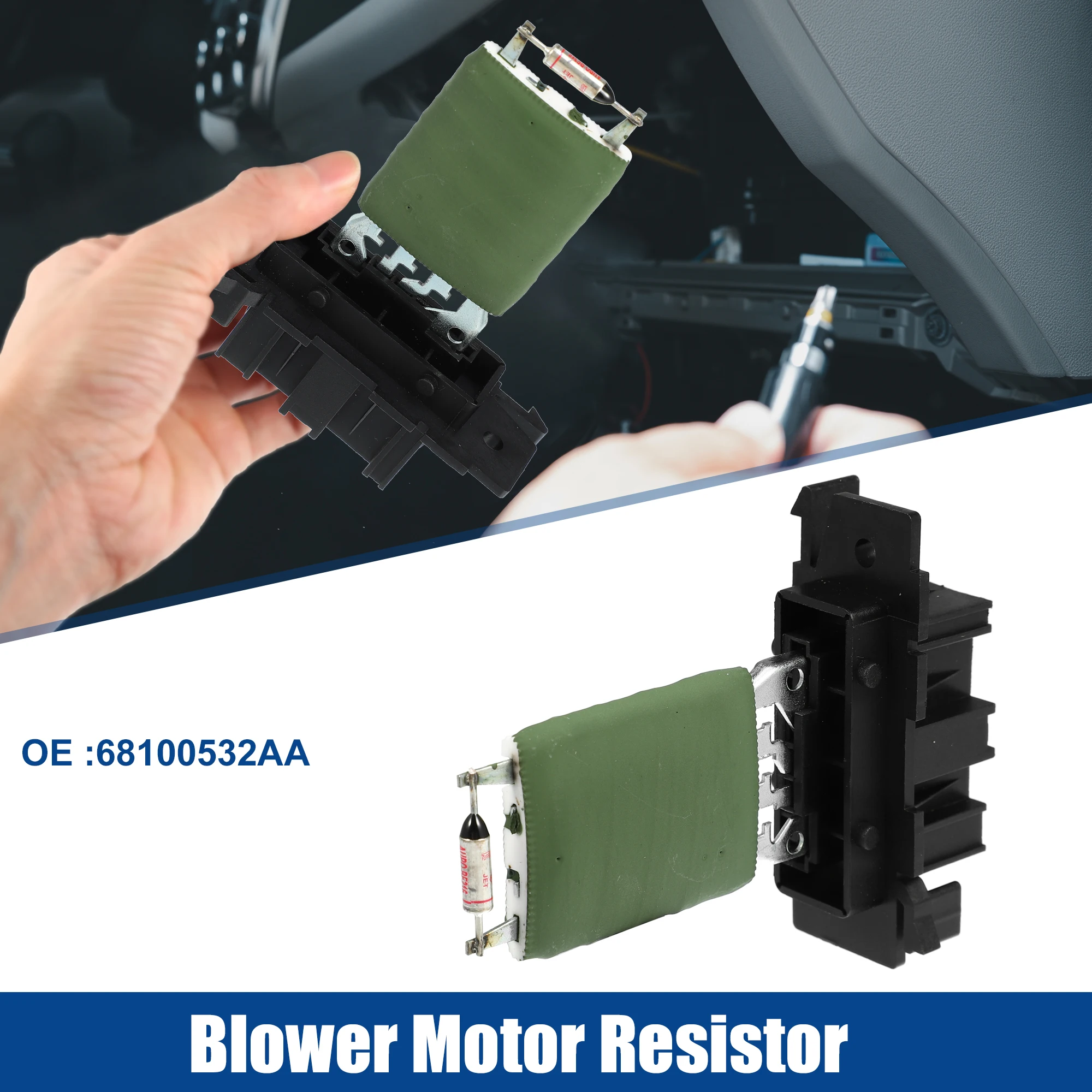 X Autohaux Car Hvac Blower Motor Resistore Riscaldatore Per Ram Promaster City Base, Slt, Tradesman, Tradesman Slt 2.4L L4 - Gas 15-18