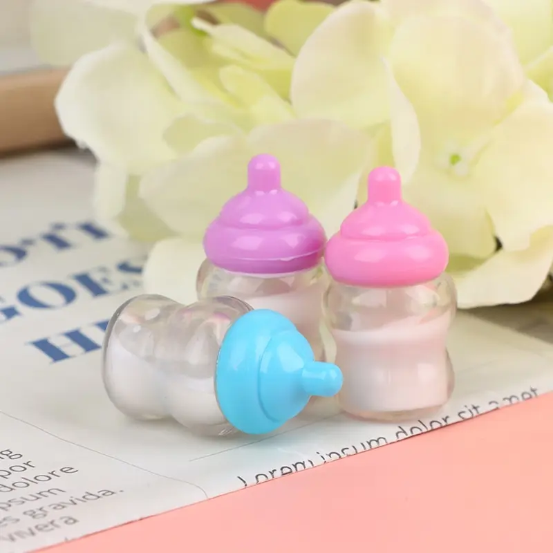 

1Pc Baby Dolls Feeding Bottle Magic Dummy Pacifiers Milk Bottle For Doll House Feeding DIY Accessories Random Color