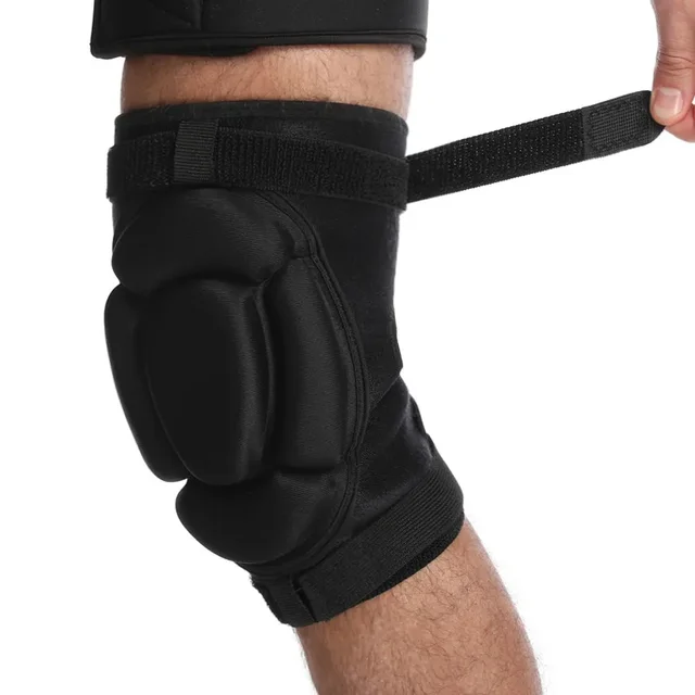 1 Pair Ski Snowboard Elbow&Knee Pads with Straps Cycling Knee Support Protector Dancing Knee Sleeves Basketball Elbow Knee Brace 4