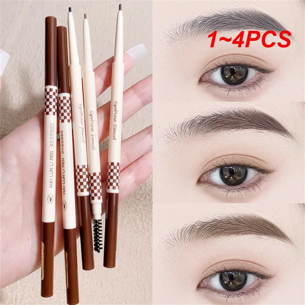 

1~4PCS Natural Eyebrow Pencil No Makeup Brown Soft Fog Eyebrow Pencil Eyebrow Makeup Extremely Fine Eyebrow Pencil Waterproof