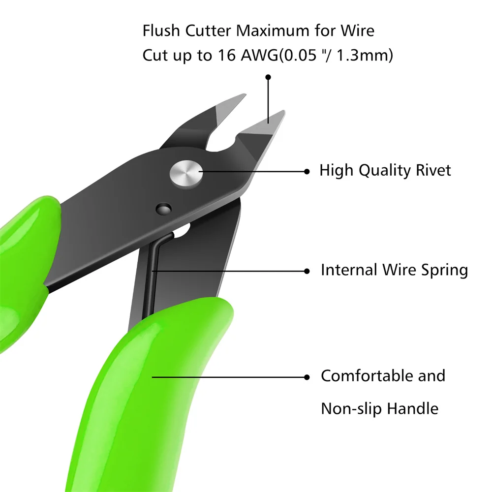 Xuron Double Flush Cut Shears Pliers -Strong & Easy