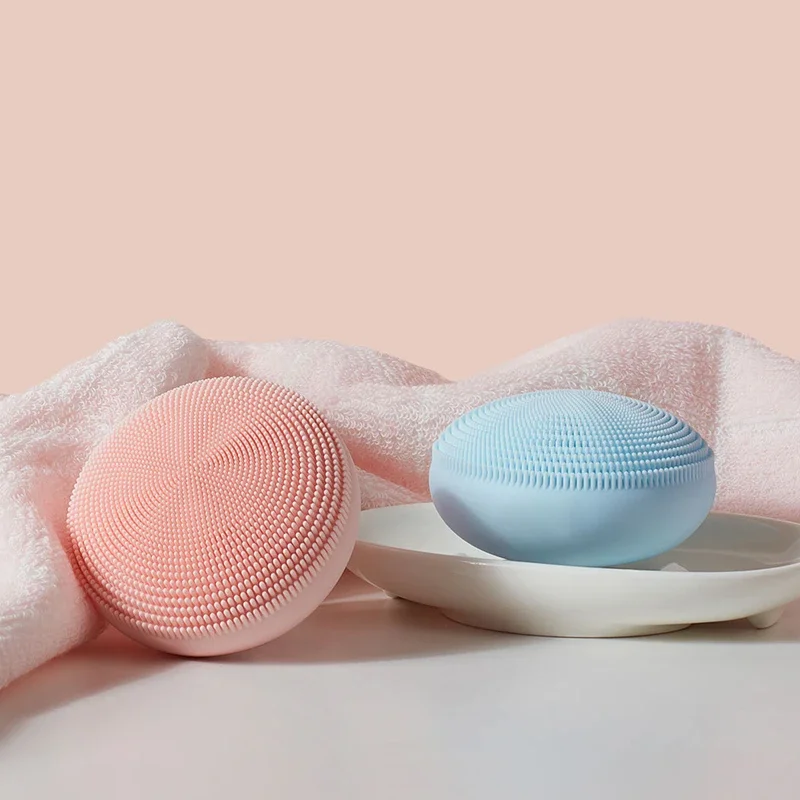Xiaomi Mijia Smart Electric Facial Cleanser Massage Brush Silicone Sonic Face Deep Cleansing IPX7 Waterproof Skin Cleaning Tool