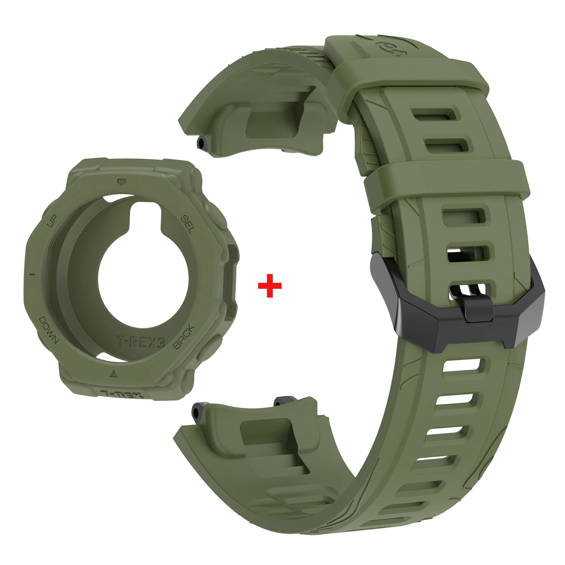 Durable Silicone Strap with Protective Case