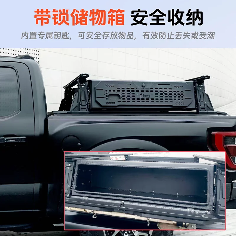 QIWN GWM POER 랩터 나바라 D-Max 힐룩스 픽업트럭 롤바 연장 랙 외부 액세서리 맞춤형 충돌 방지