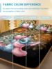 1 cartoon cute Stitch pattern digital printed frosted Fitted Sheet,bedroom printed bed cover,bedding(No pillowcase) 4