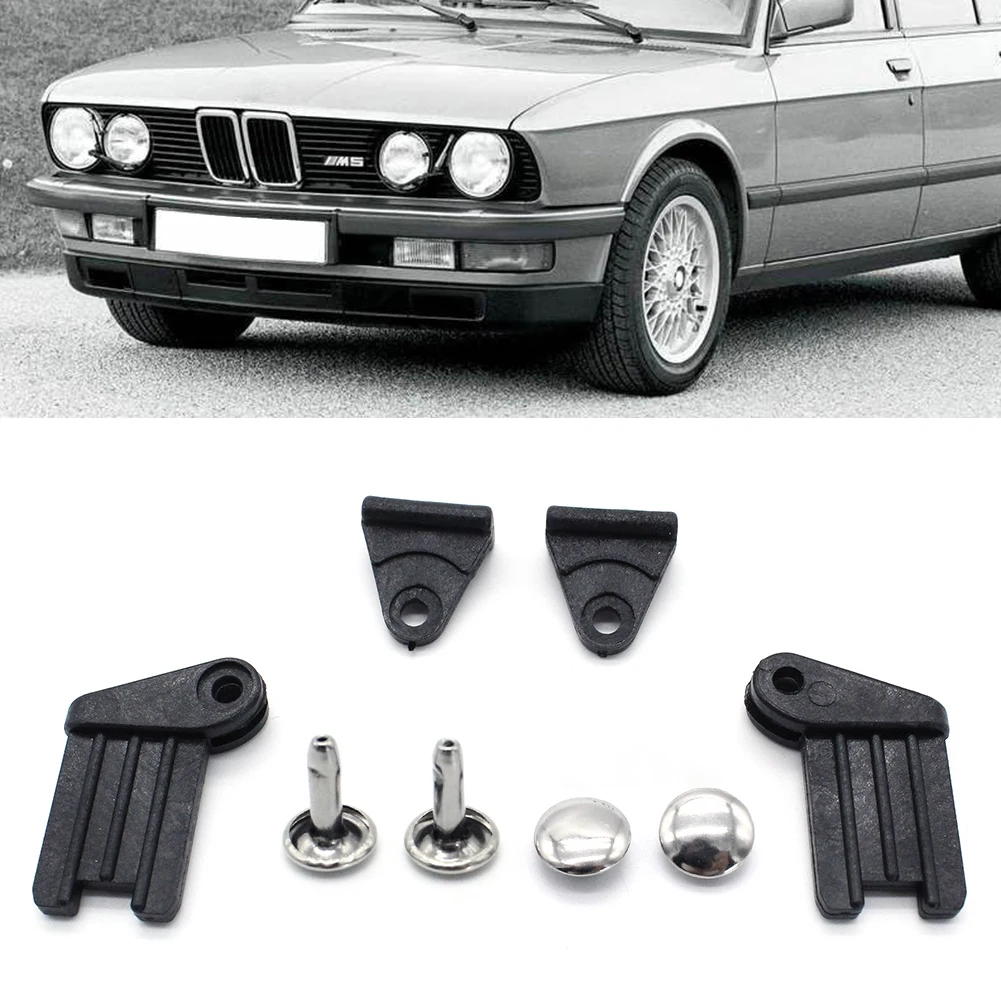 후면 유리 차양 선블라인드 수리 키트, 창문 커튼 선 쉐이드 블라인드 클립 브래킷 세트, BMW E39 E46 3 5 7 시리즈용 M5, 2 세트