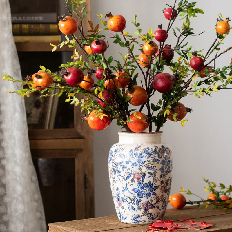 

Китайская классическая ваза для растений, ваза для цветов с рисунком льда и трещин, Ретро керамическая подставка для цветов, универсальная и практичная Цветочная бутылка