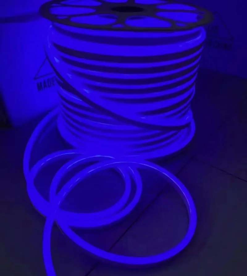 220V LED Neon Strip Light EU Plug SMD2835 120Leds/m Strip Flexible High Brightness Outdoor Neon Sign Waterproof Soft Lamp Belt