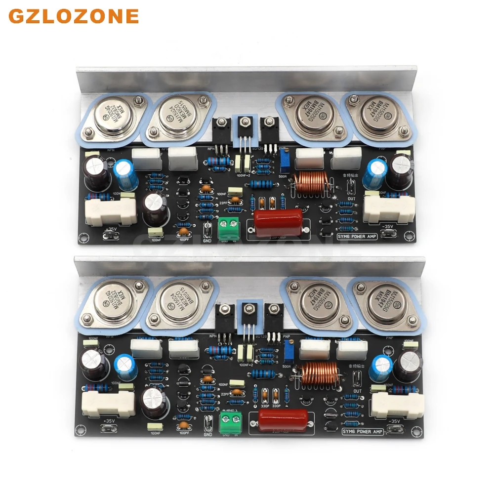 

Одна пара Sym6 Классическая Дискретная Плата усилителя мощности/комплект для самостоятельной сборки 200 Вт + 200 Вт