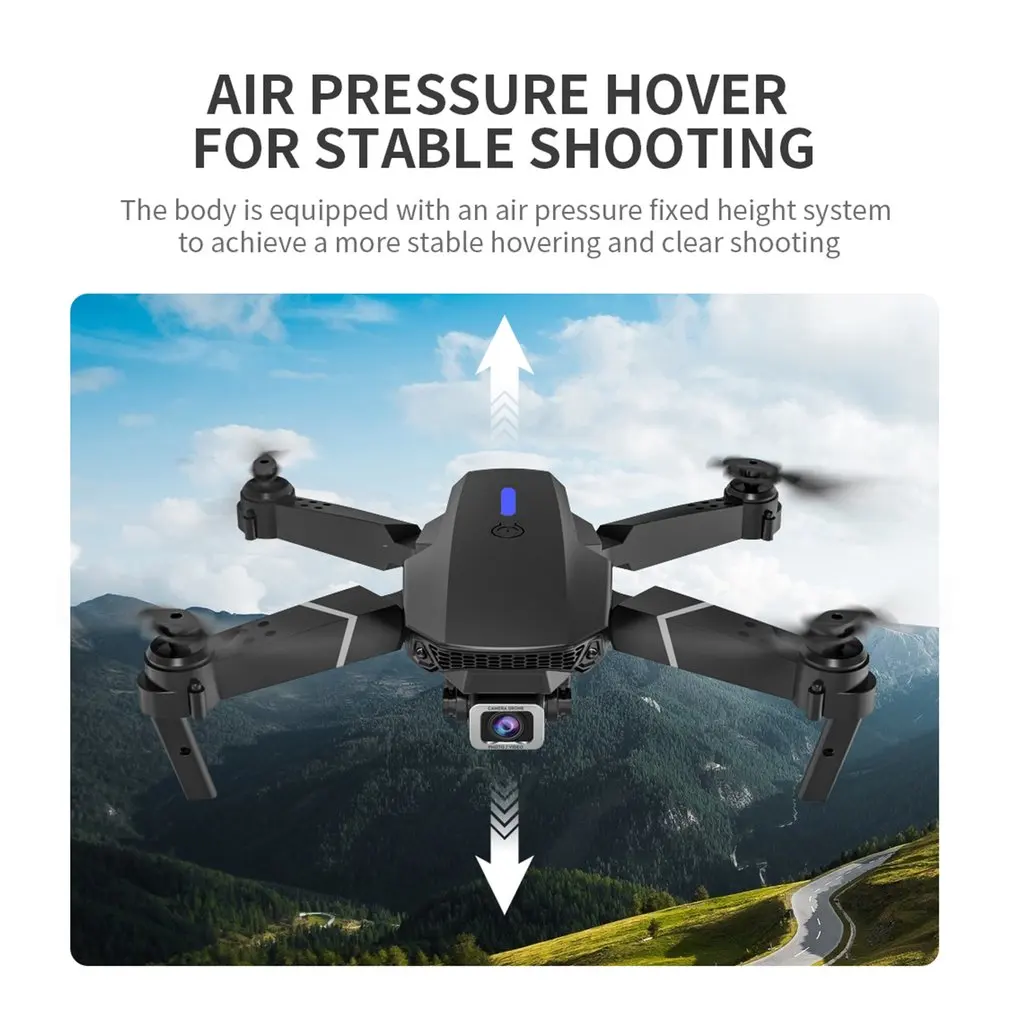 E525 PRO RC Quadcopter Profissional Obstacle Avoidance Drone Dual Camera 1080P 4K Fixed Height Mini Dron Helicopter Toy 2