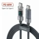 Gray 60W Cable