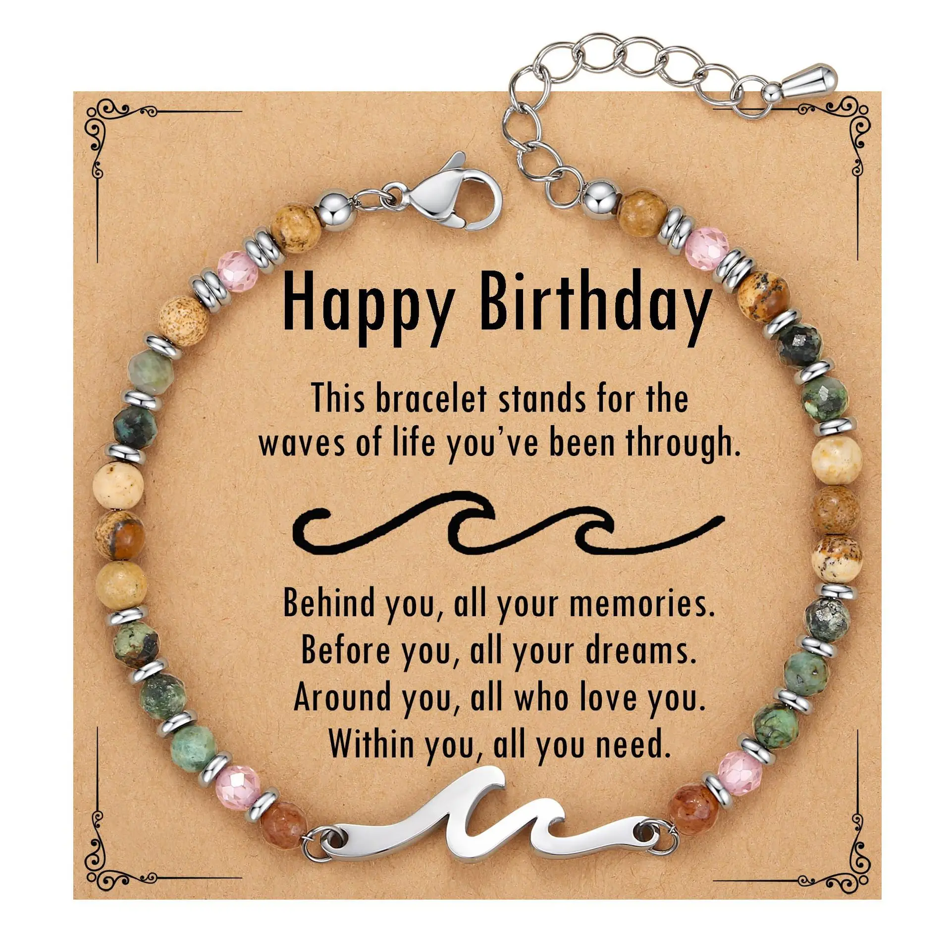 Wave Friendship Bracelet - Thoughtful Gift for Women and Best Friends