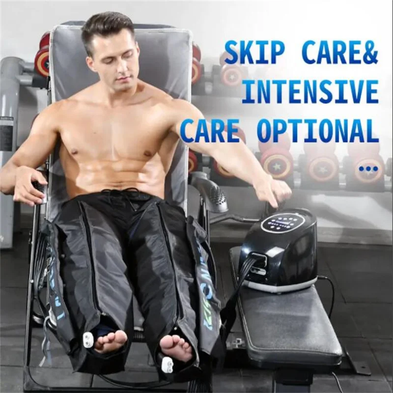 Syeosye 4 Cavity Compression Massager Gambe Piedi Circolazione Pressoterapia Aria Favorisce il Rilassamento del Sangue Sollievo dal Dolore_voghion.com