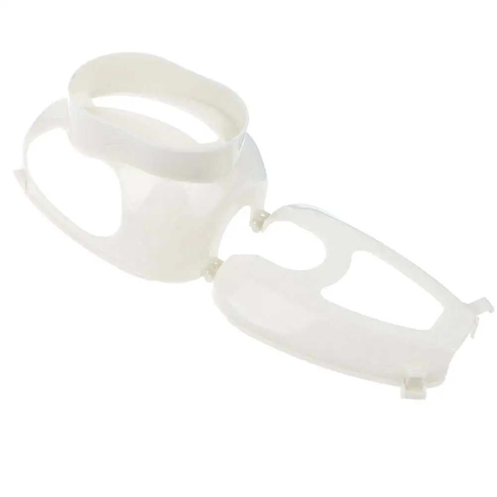 Pigeon Fixer Holder White Plastic Injection Feeding Observation Frame for Administer Safety Durability Pigeon