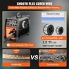 MIG Welder, 3 in 1 270 Amp Welding Machine with IGBT DC Inverter, LCD Digital Display, Welder Torch and Welding Wire 4